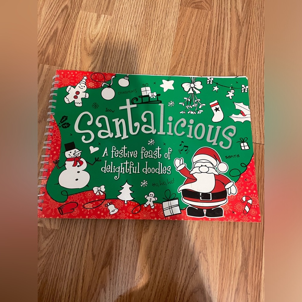 Christmas drawing book